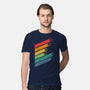 Dice Stripes-mens premium tee-ShirtGoblin