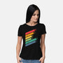 Dice Stripes-womens basic tee-ShirtGoblin