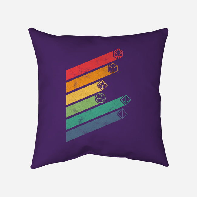 Dice Stripes-none removable cover throw pillow-ShirtGoblin