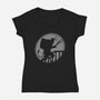 Nosfekrampus-womens v-neck tee-Boggs Nicolas