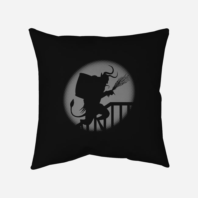 Nosfekrampus-none removable cover w insert throw pillow-Boggs Nicolas
