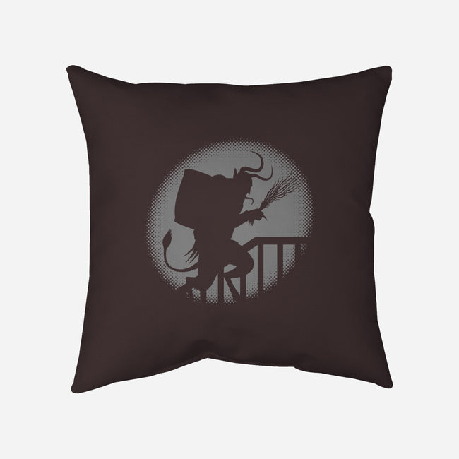 Nosfekrampus-none removable cover w insert throw pillow-Boggs Nicolas