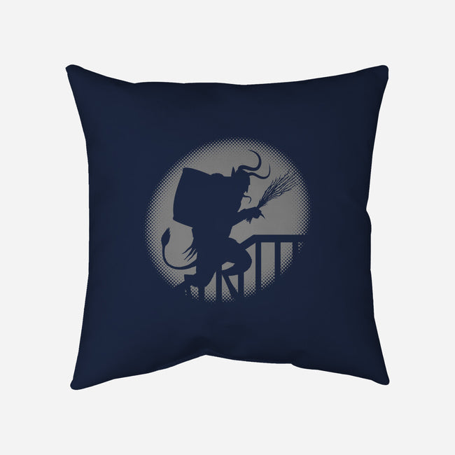 Nosfekrampus-none removable cover w insert throw pillow-Boggs Nicolas
