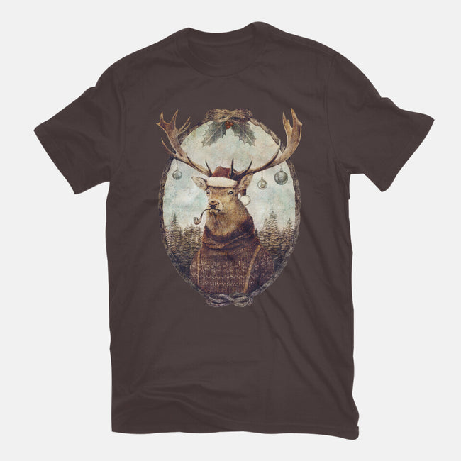 Thinking Wild Christmas-womens basic tee-Mike Koubou