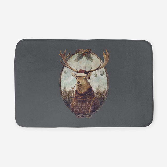 Thinking Wild Christmas-none memory foam bath mat-Mike Koubou