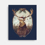 Thinking Wild Christmas-none stretched canvas-Mike Koubou