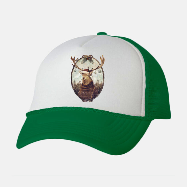 Thinking Wild Christmas-unisex trucker hat-Mike Koubou