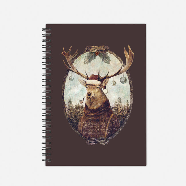 Thinking Wild Christmas-none dot grid notebook-Mike Koubou