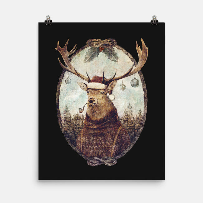 Thinking Wild Christmas-none matte poster-Mike Koubou