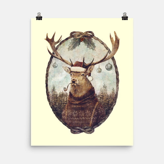 Thinking Wild Christmas-none matte poster-Mike Koubou