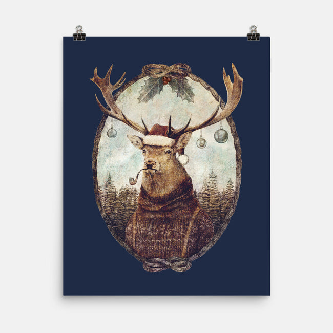 Thinking Wild Christmas-none matte poster-Mike Koubou