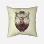 Thinking Wild Christmas-none removable cover w insert throw pillow-Mike Koubou