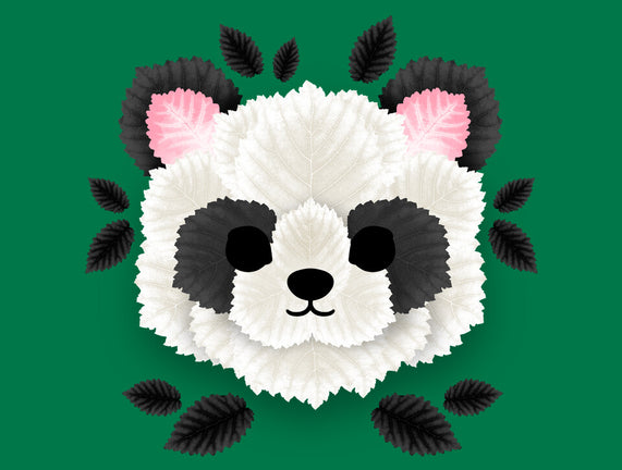Panda Of Leaves
