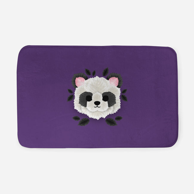 Panda Of Leaves-none memory foam bath mat-NemiMakeit