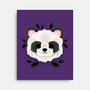 Panda Of Leaves-none stretched canvas-NemiMakeit