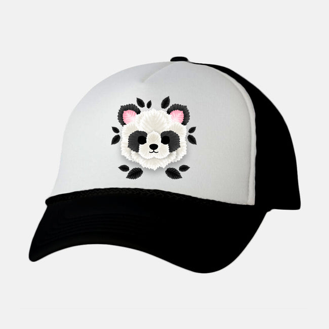 Panda Of Leaves-unisex trucker hat-NemiMakeit