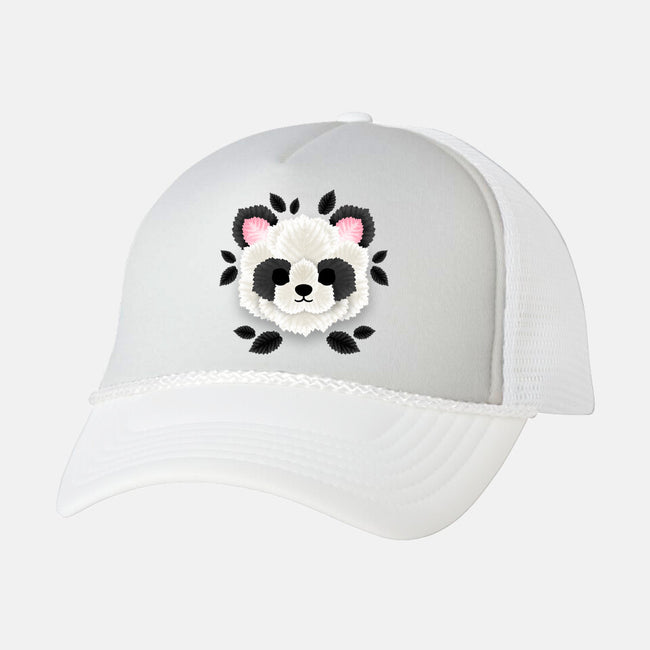 Panda Of Leaves-unisex trucker hat-NemiMakeit