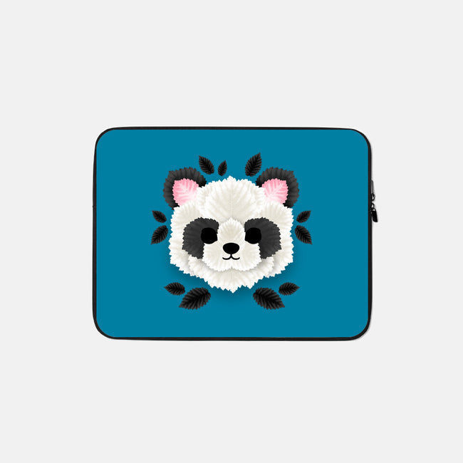 Panda Of Leaves-none zippered laptop sleeve-NemiMakeit