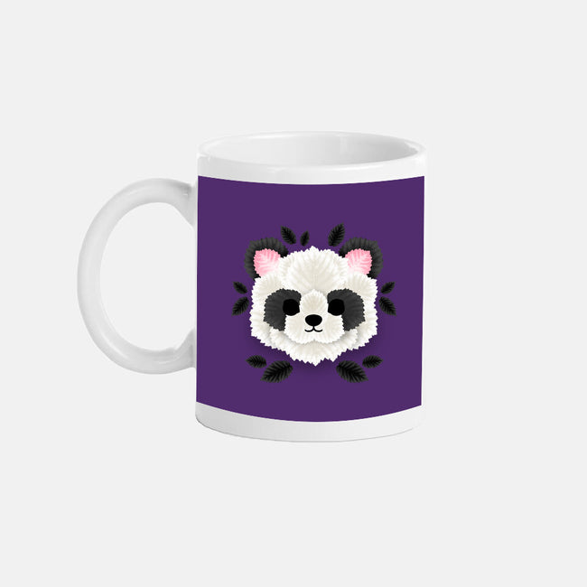 Panda Of Leaves-none glossy mug-NemiMakeit
