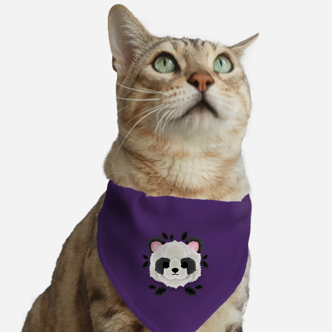 Panda Of Leaves-cat adjustable pet collar-NemiMakeit