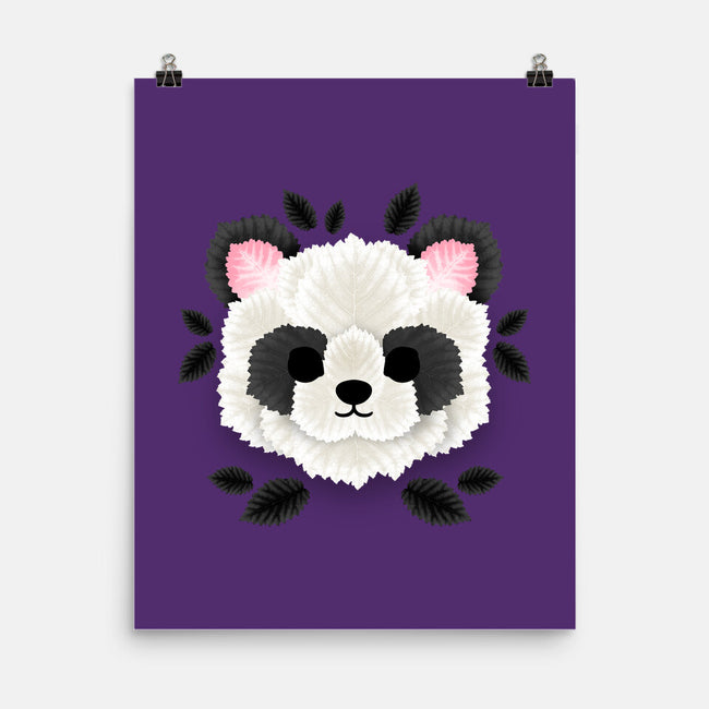Panda Of Leaves-none matte poster-NemiMakeit
