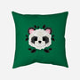 Panda Of Leaves-none removable cover w insert throw pillow-NemiMakeit