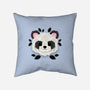 Panda Of Leaves-none removable cover throw pillow-NemiMakeit
