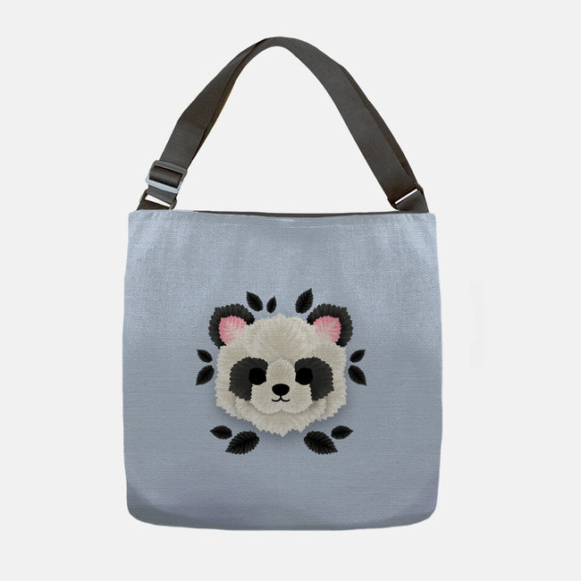 Panda Of Leaves-none adjustable tote-NemiMakeit