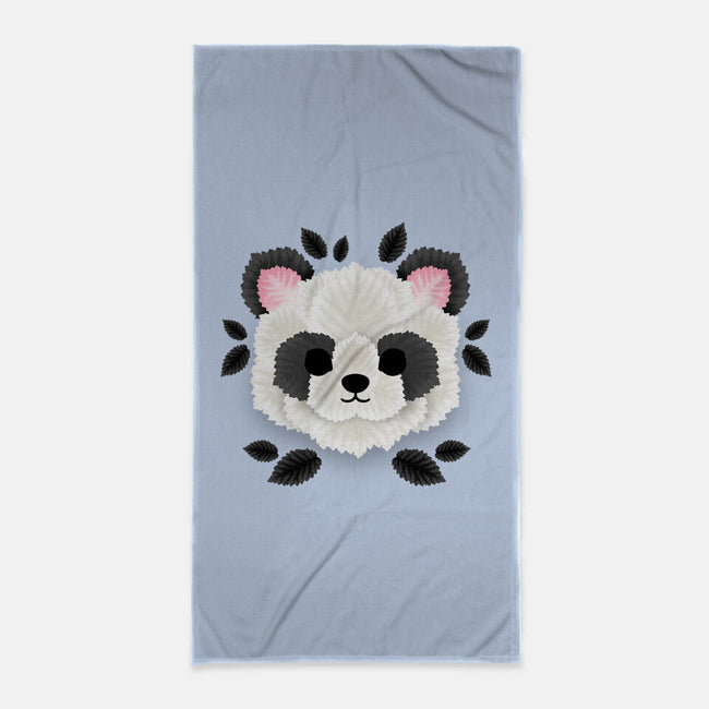 Panda Of Leaves-none beach towel-NemiMakeit