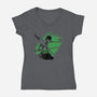Dark Zoro-womens v-neck tee-xMorfina