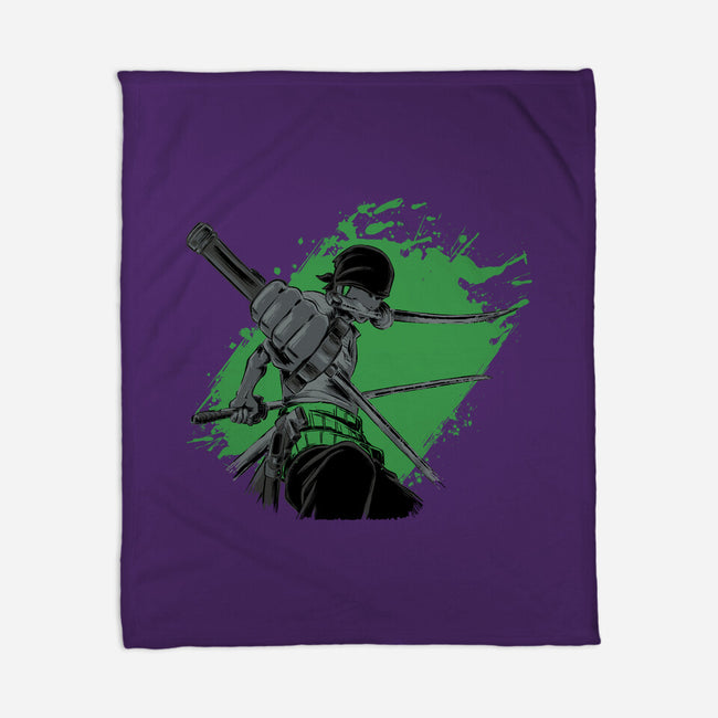 Dark Zoro-none fleece blanket-xMorfina