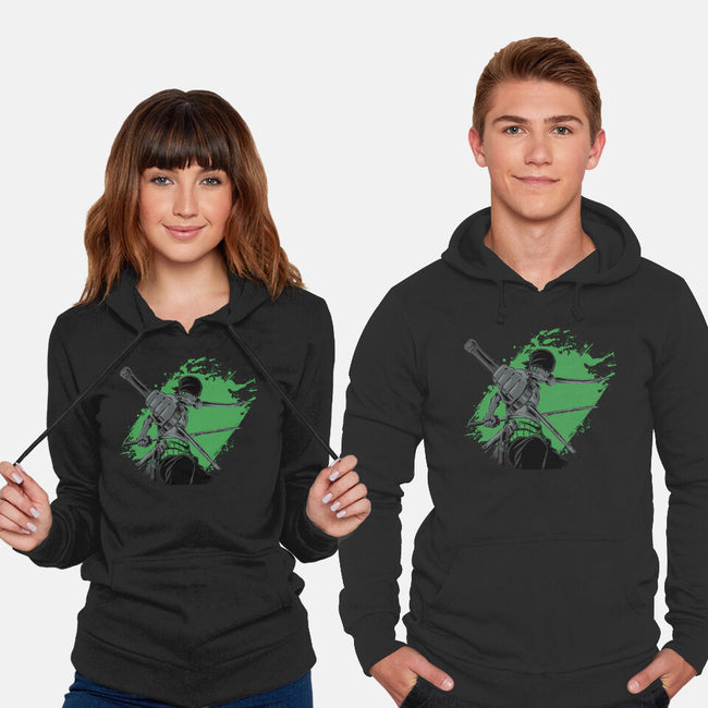 Dark Zoro-unisex pullover sweatshirt-xMorfina