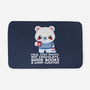 Winter Time Polar Bear-none memory foam bath mat-NemiMakeit