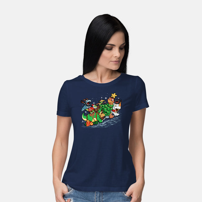 Land Before Christmastime-womens basic tee-PrimePremne