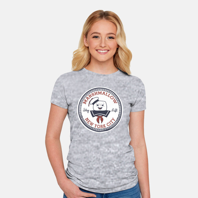 Stay Puft All Star-womens fitted tee-Melonseta