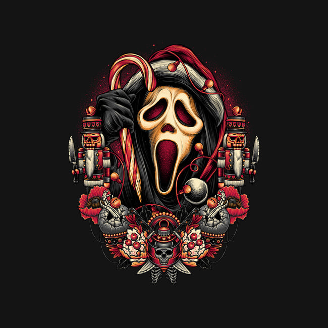 Holidays At Woodsboro-mens heavyweight tee-glitchygorilla