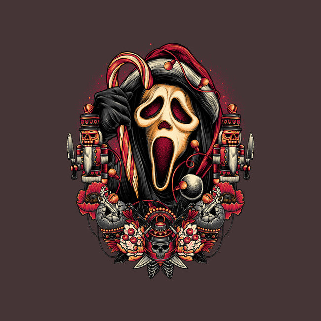 Holidays At Woodsboro-womens basic tee-glitchygorilla