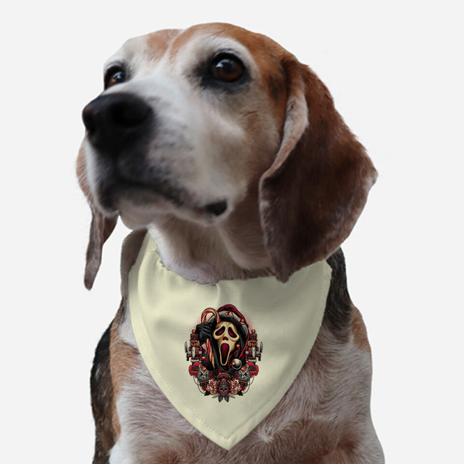 Holidays At Woodsboro-dog adjustable pet collar-glitchygorilla