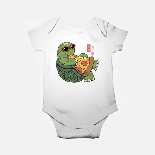Pizza Turtle-baby basic onesie-vp021