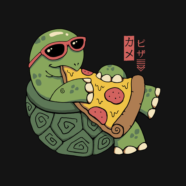 Pizza Turtle-none polyester shower curtain-vp021