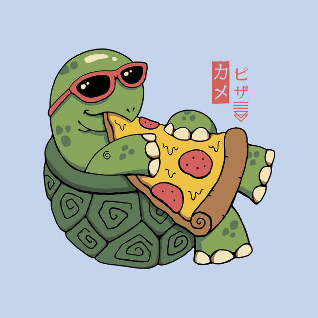 Pizza Turtle-none fleece blanket-vp021