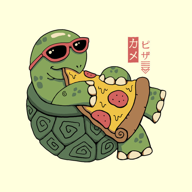 Pizza Turtle-none stretched canvas-vp021