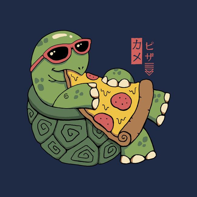 Pizza Turtle-none fleece blanket-vp021