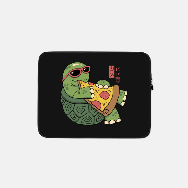 Pizza Turtle-none zippered laptop sleeve-vp021