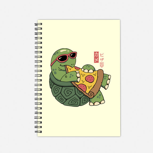 Pizza Turtle-none dot grid notebook-vp021