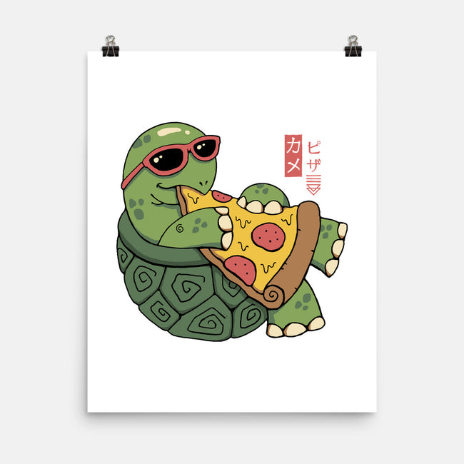 Pizza Turtle-none matte poster-vp021