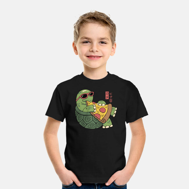 Pizza Turtle-youth basic tee-vp021