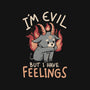 I'm Evil But I Have Feelings-unisex baseball tee-eduely