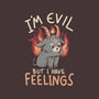 I'm Evil But I Have Feelings-none adjustable tote-eduely