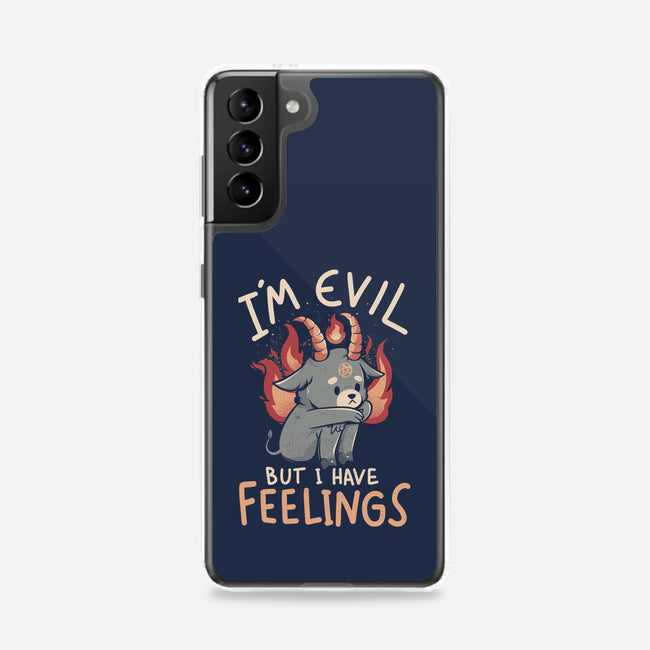 I'm Evil But I Have Feelings-samsung snap phone case-eduely